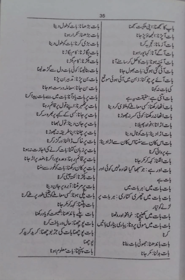 Urdu Muhaware  اردو محاورے