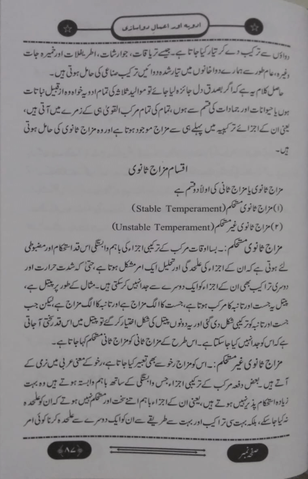 Adwiya aur Aamal-e-Dawa Sazi ادیہ اور اعمال دوا سازی