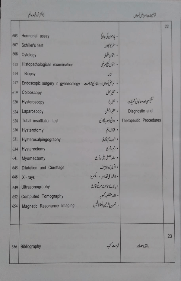 Tauzihat Amraz-e-Niswa  توضیحات امراض نسواں